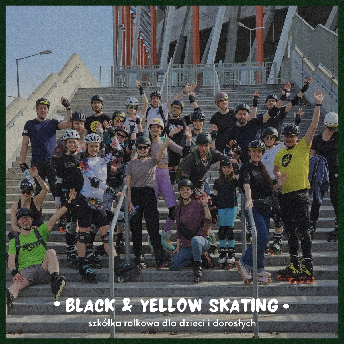 Fundacja chodź na rolki - Black & Yellow Skating Białystok 1